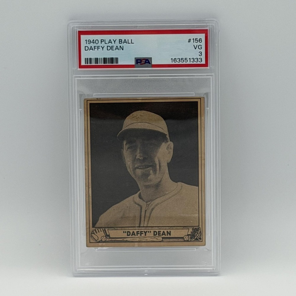1940 Play Ball Daffy Dean #156 PSA 3 New York Giants Paul Dean MLB Baseball Card